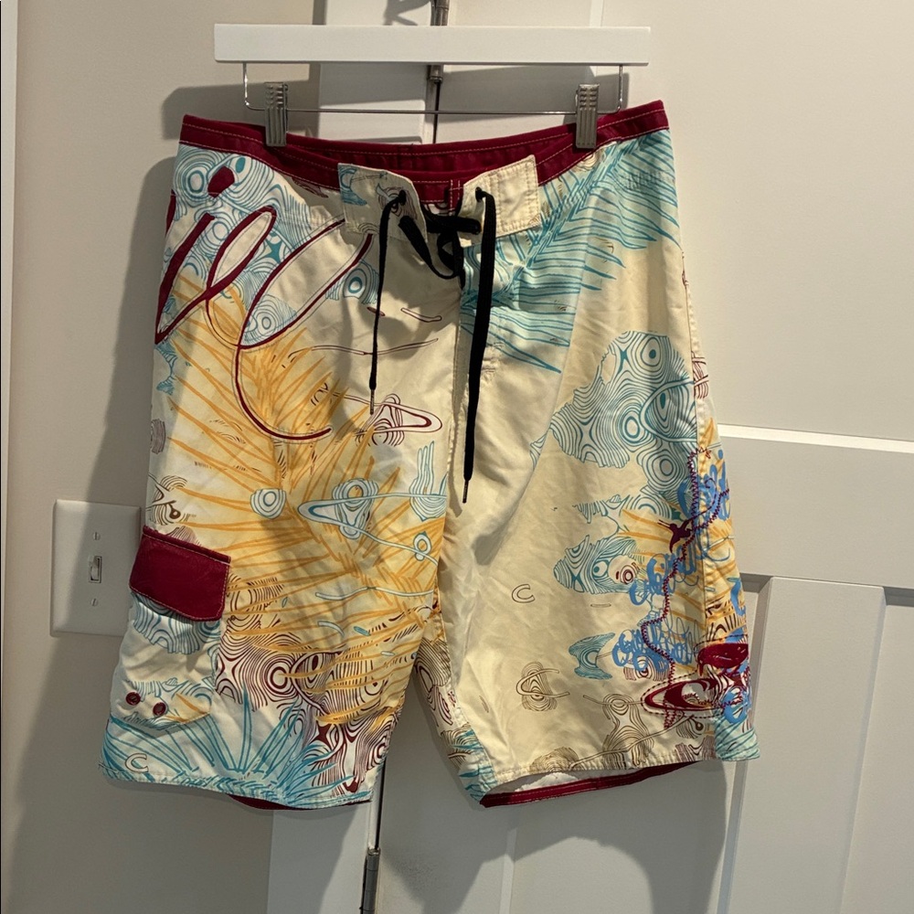 O’Neill Multicolor Men's Swim Board Shorts Size 34